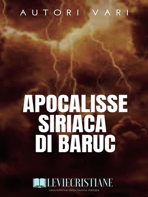 cover image of Apocalisse siriaca di Baruc